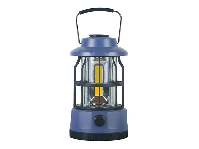 Vechline-Lantaarn-Vintage-Staand-Blauw led staande lamp